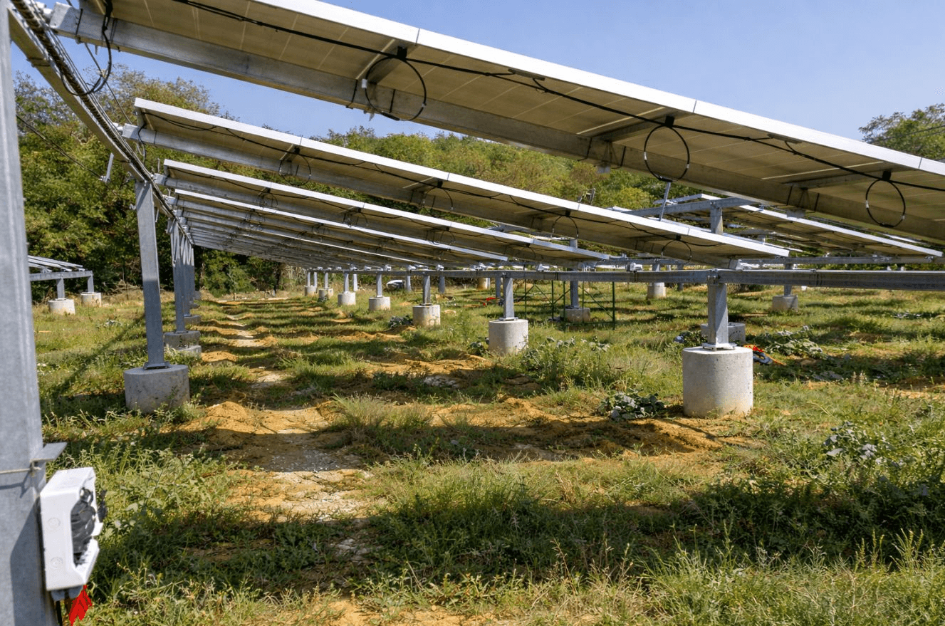 Solar power plant installation 2